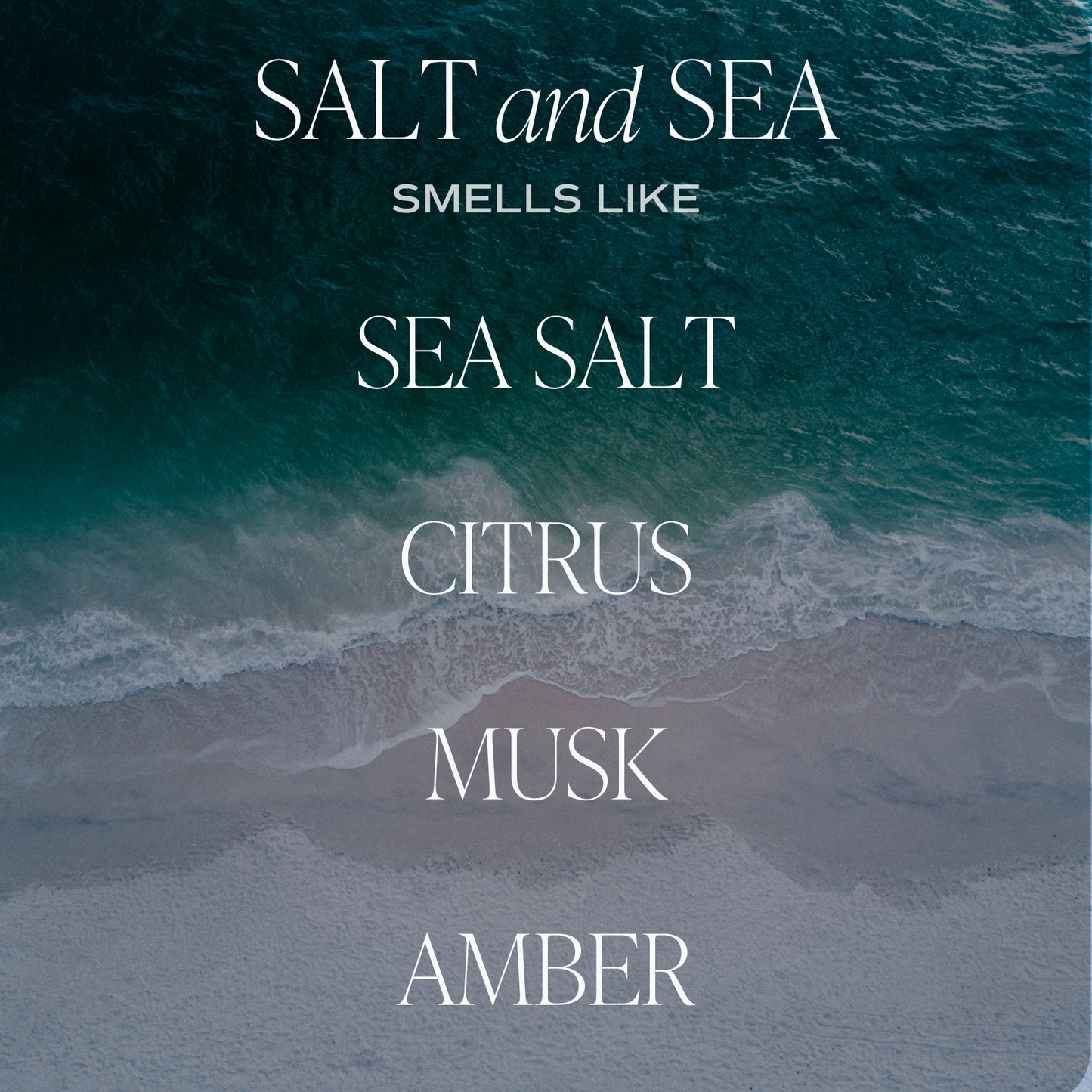 Candle Soy - Salt and Sea 11 oz - Home Decor & Gifts