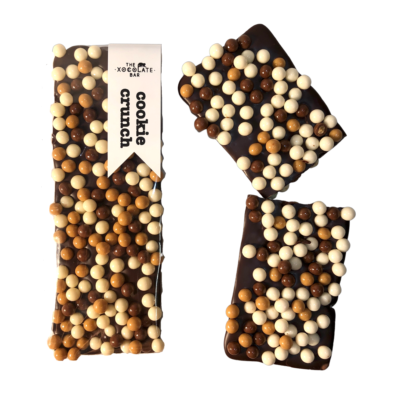 Chocolate - Cookie Crunch - dark milk and white chocolate bar
