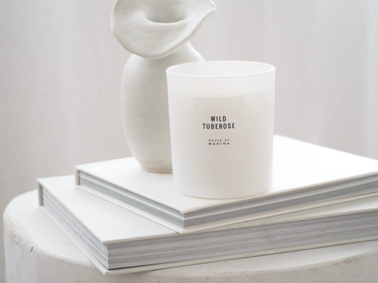 Wild Tuberose Candle 12 oz - Lush White Floral