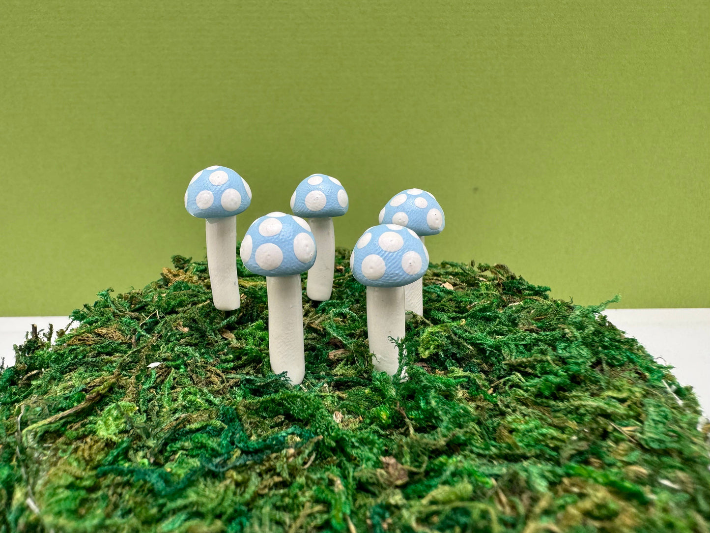 Fairy Garden Mushroom Plant Pick - Ball Style - Pastel
