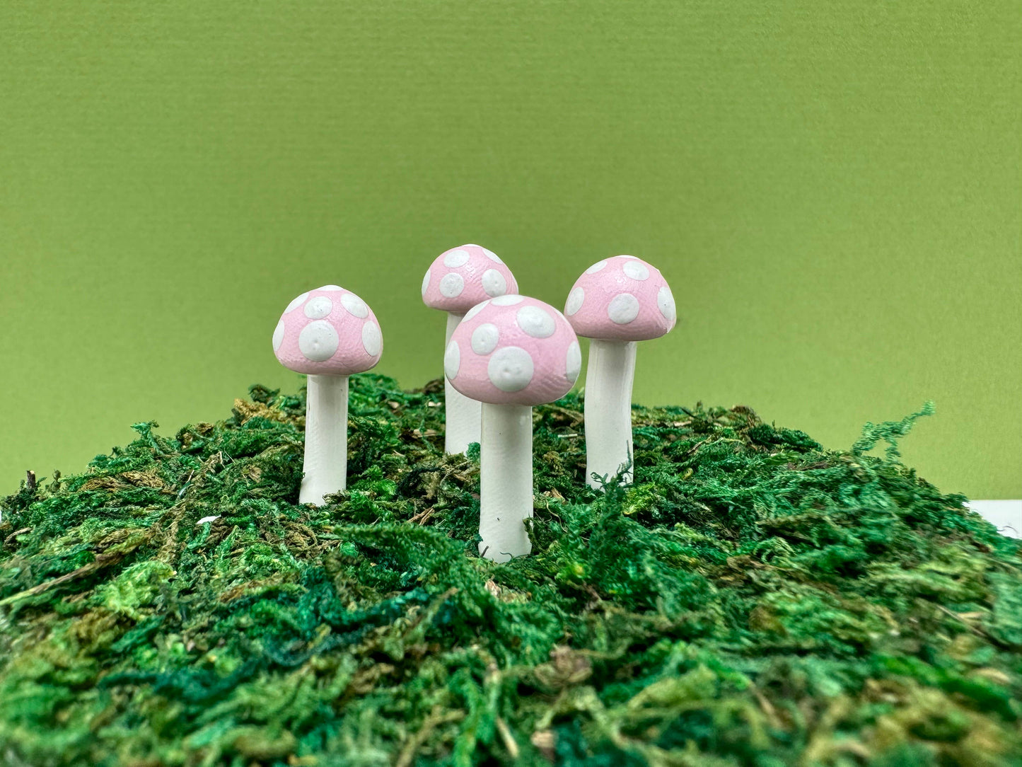 Fairy Garden Mushroom Plant Pick - Ball Style - Pastel