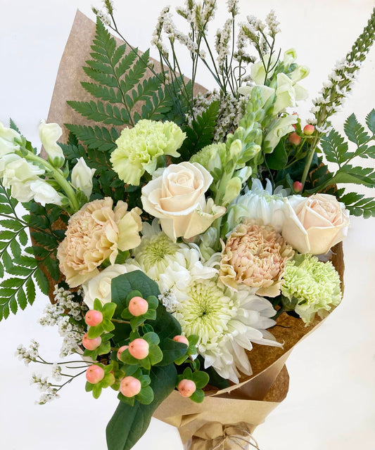 Arrangement Peaches & Cream