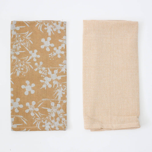 Tea Towel set of 2 - Honey