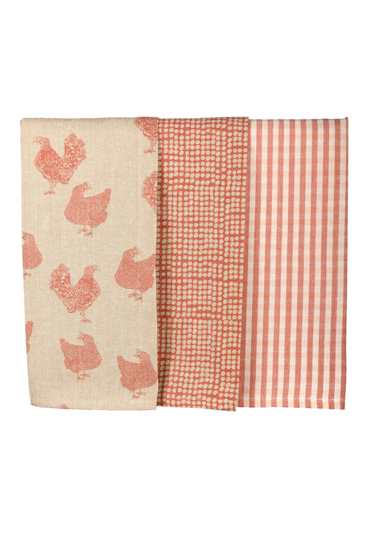 Tea Towel Set 3 Henrietta