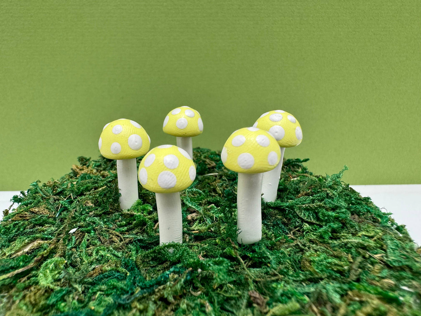 Fairy Garden Mushroom Plant Pick - Ball Style - Pastel