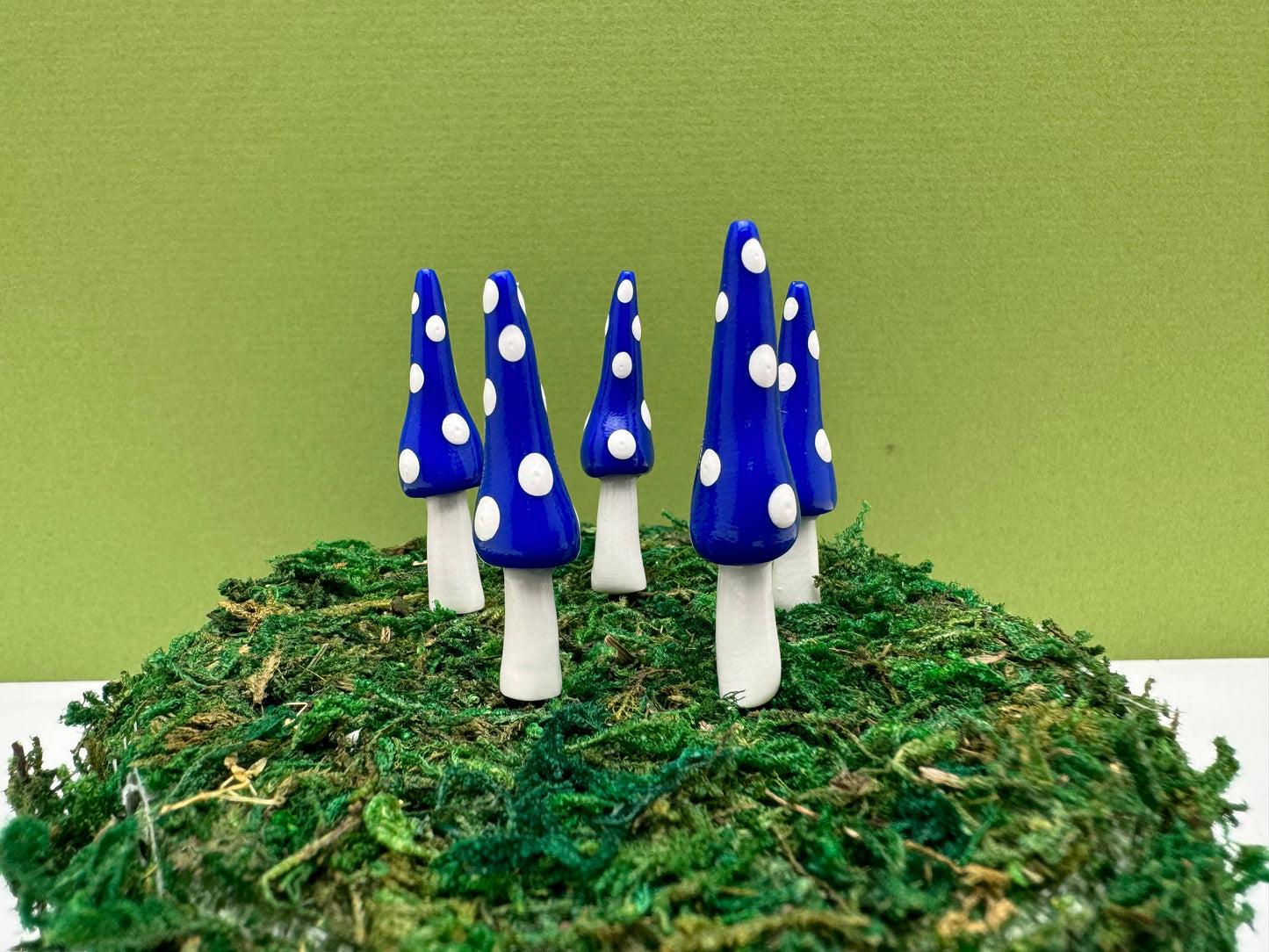 Fairy Garden Mushroom Plant Pick - Gnome Style