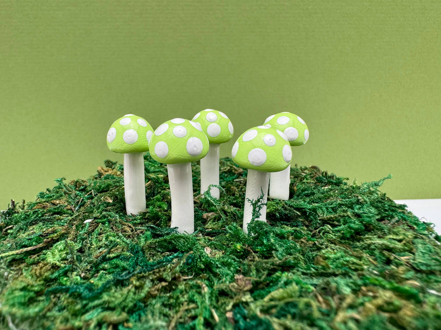 Fairy Garden Mushroom Plant Pick - Ball Style - Pastel