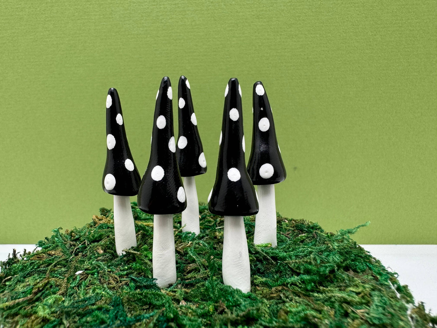Fairy Garden Mushroom Plant Pick - Gnome Style