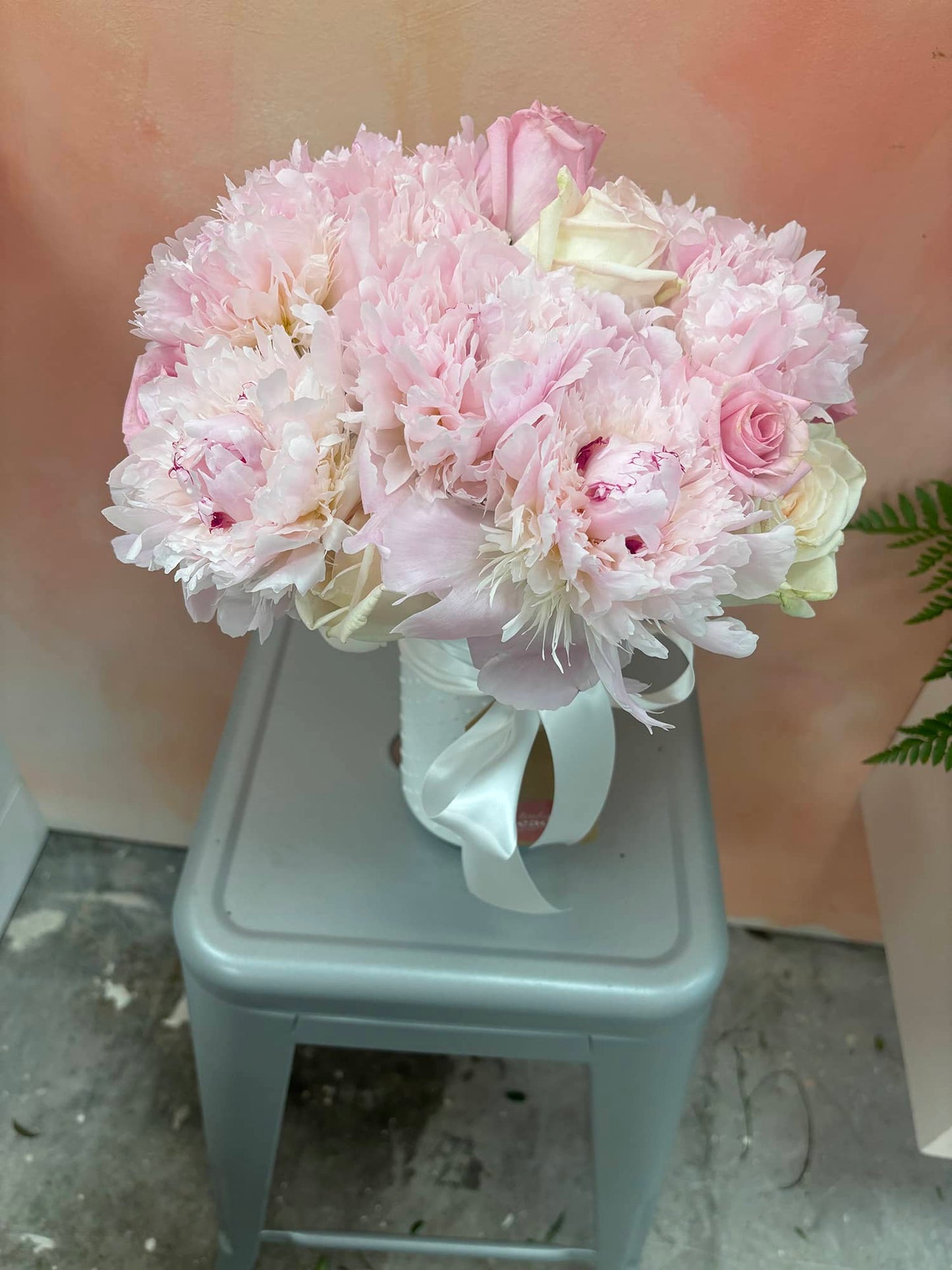 Arrangement Pink Peony - Sold Out for Season