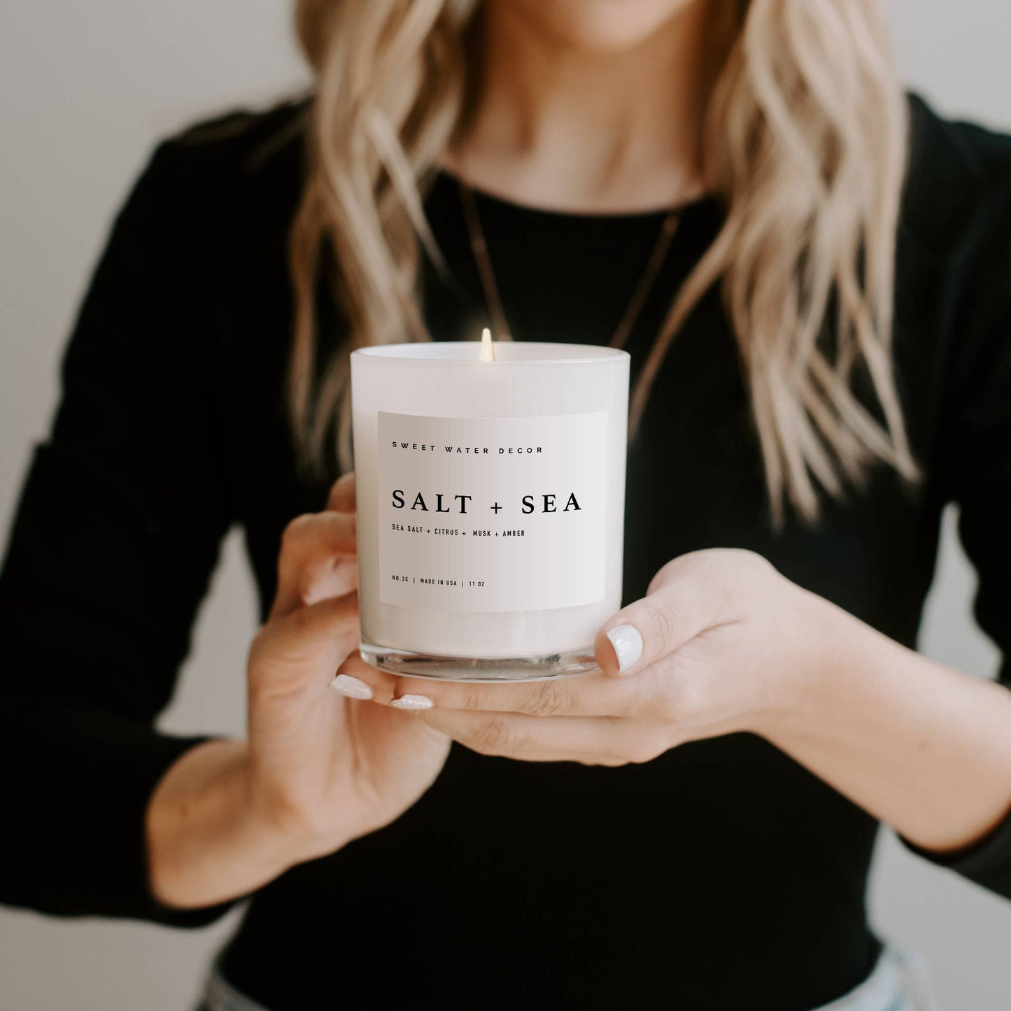 Candle Soy - Salt and Sea 11 oz - Home Decor & Gifts