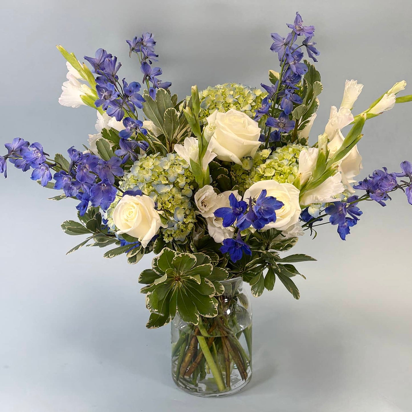 The Blue and White