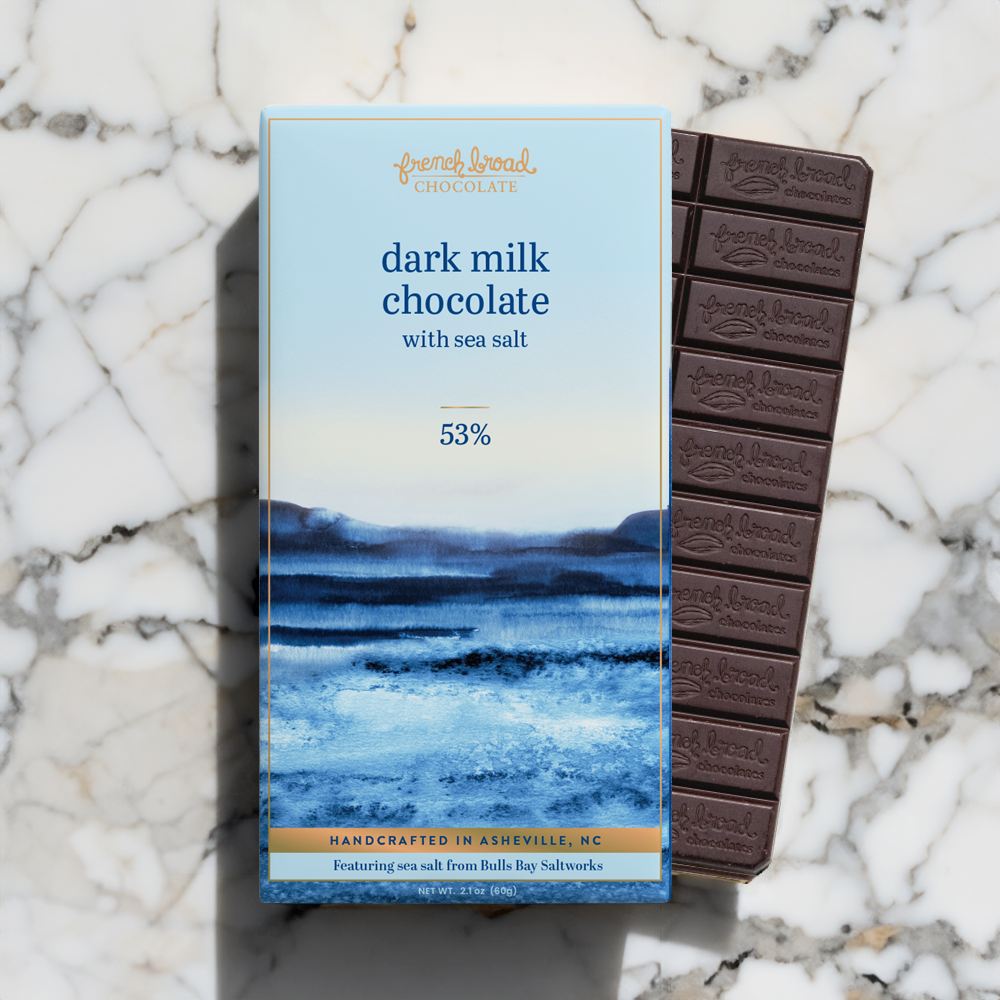 Chocolate Bar - Dark Milk with Sea Salt Chocolate Bar 53% - 60g