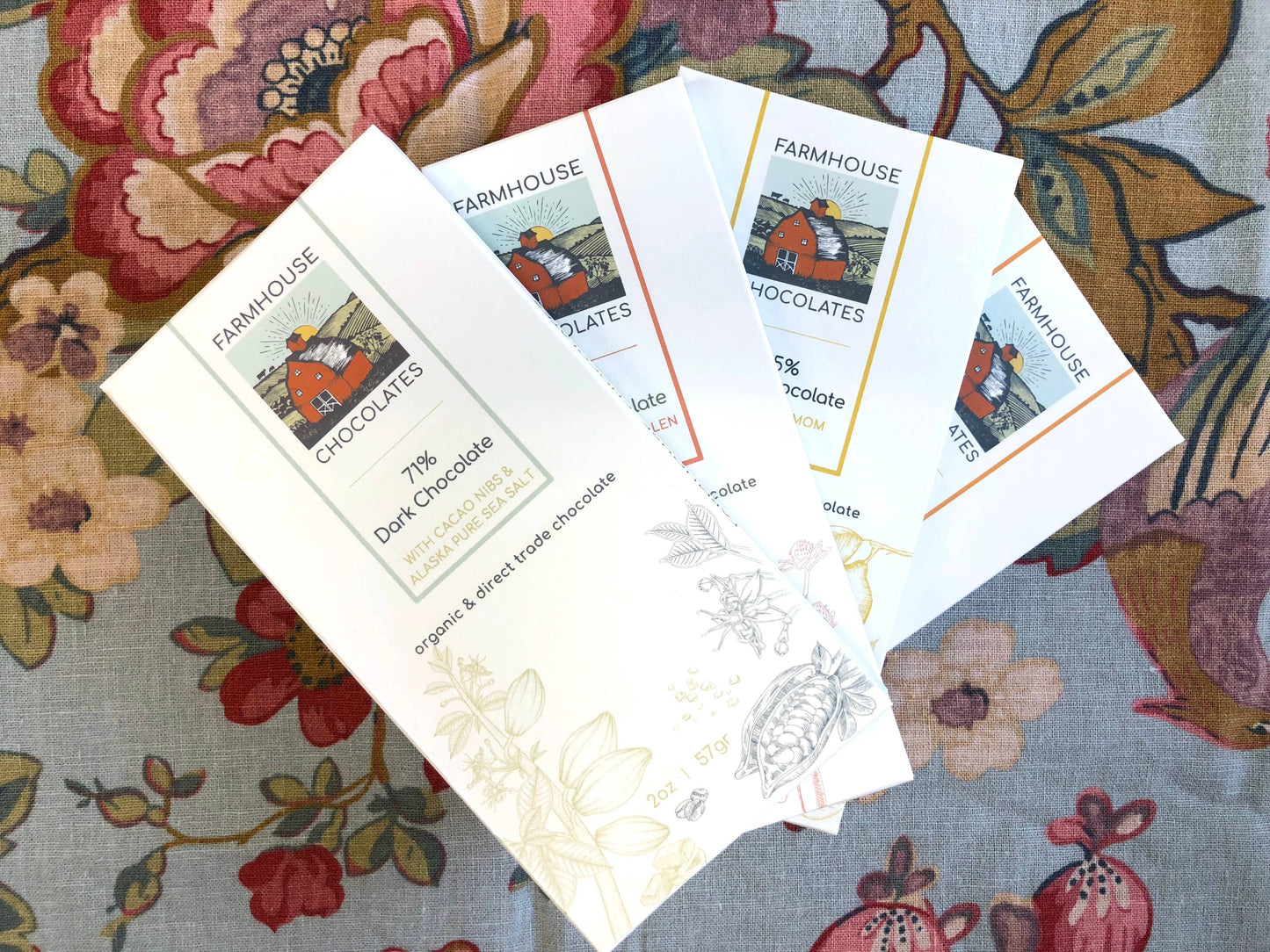 Chocolate - 85% Organic Dark Chocolate w/ Cardamom & Lemon