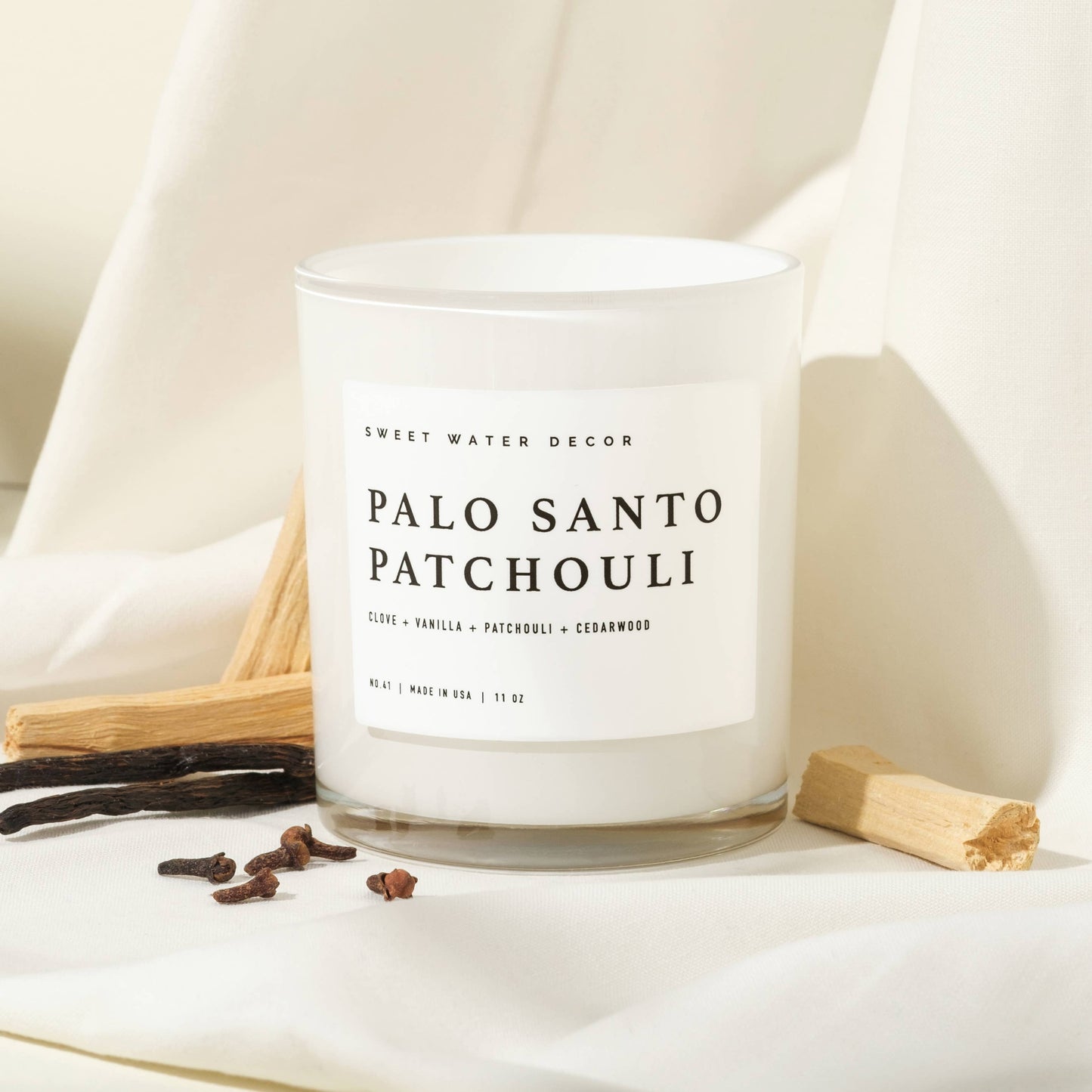 Candle - Palo Santo Patchouli 11 oz Soy Candle - Home Decor & Gifts