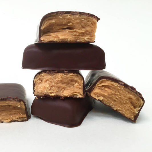 Chocolate - Tom Bumble Smooth Candy Bar -Peanut Butter Flake & Chocolate