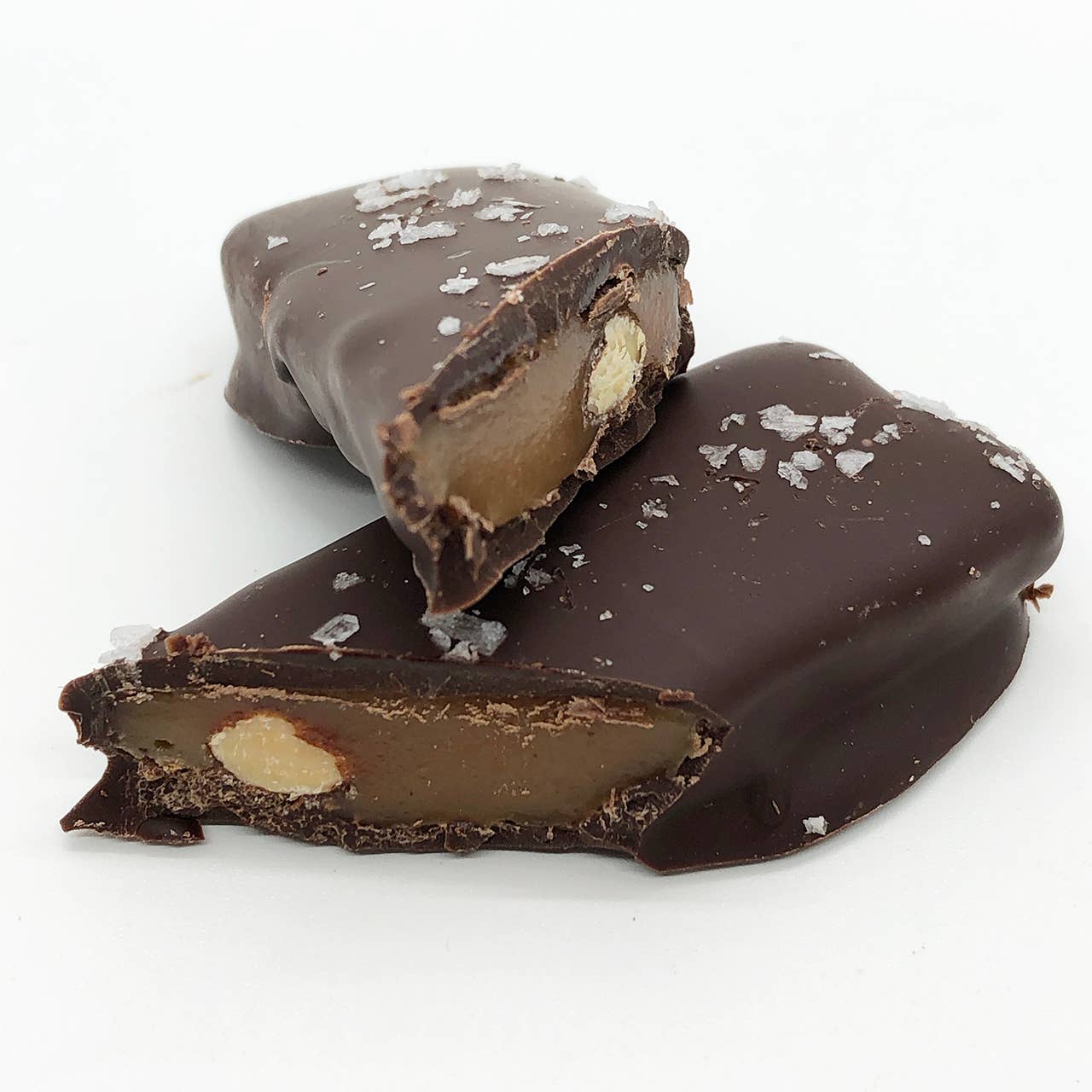 Chocolate OMG Bar - Organic fair trade dark chocolate, caramel, almond