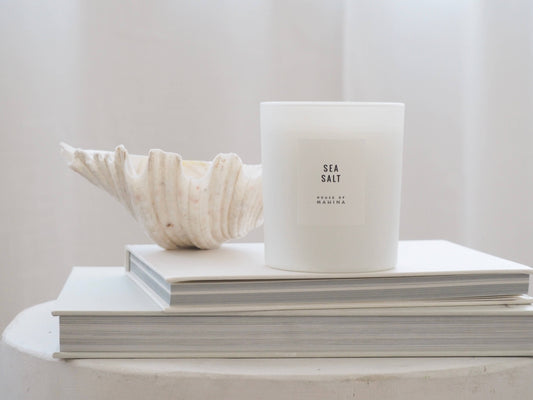 Sea Salt Candle 12 oz - Fresh Coastal Aquatic