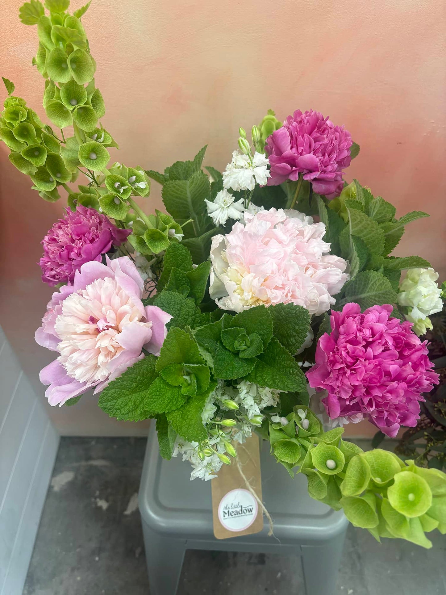 Arrangement Vase - Peonies
