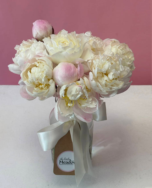 Arrangement Peony & Rose - Sold Out for Season
