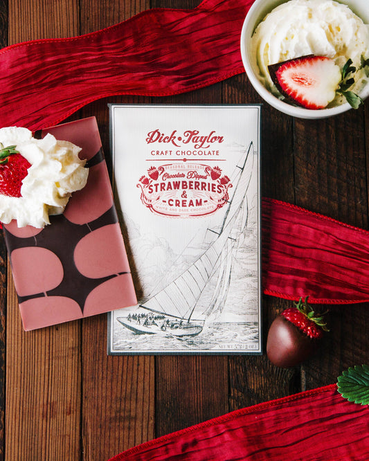 Chocolate Dipped Strawberries & Cream