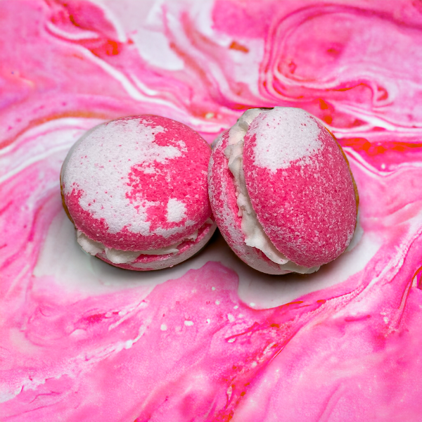 Bath Cookies - Bunny Tracks Pink & White