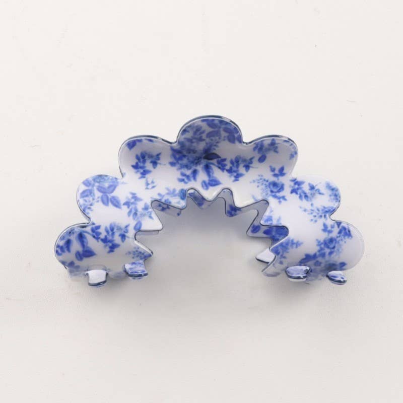 Hair Clip - Vintage Porcelain Style