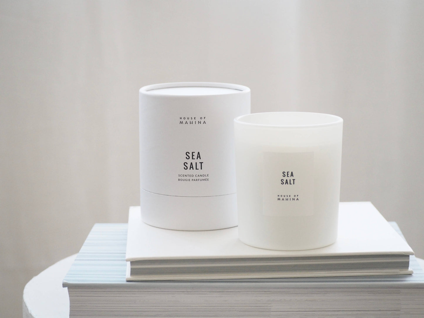 Sea Salt Candle 12 oz - Fresh Coastal Aquatic