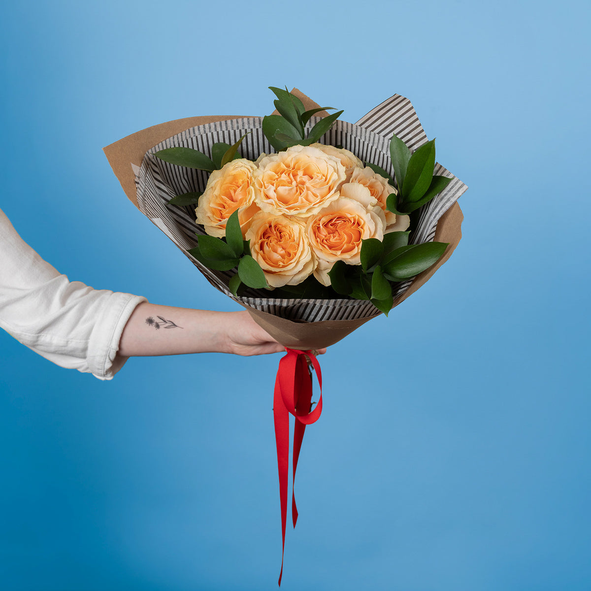 Roses - Wrapped Bouquet