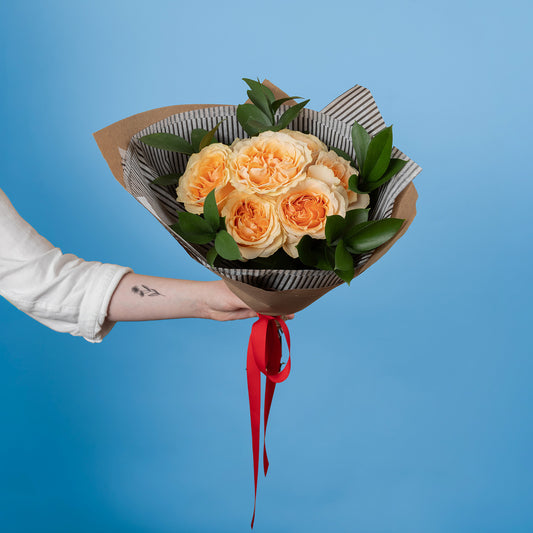 Roses - Wrapped Bouquet