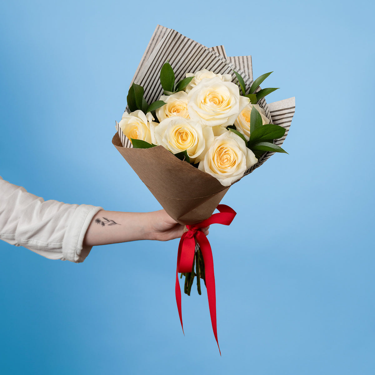 Roses - Wrapped Bouquet