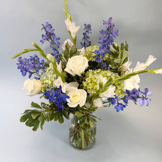 The Blue and White
