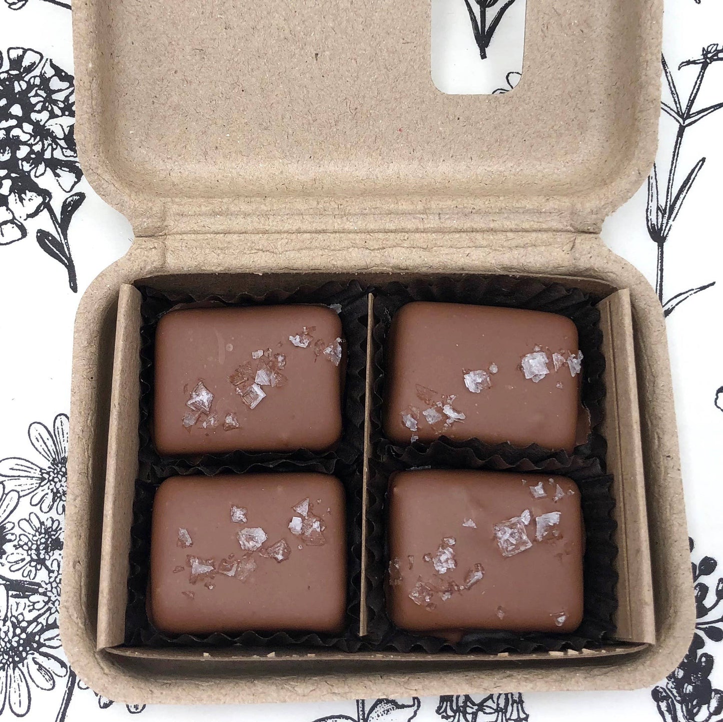 Chocolate Milk 4 Piece Salted Caramels