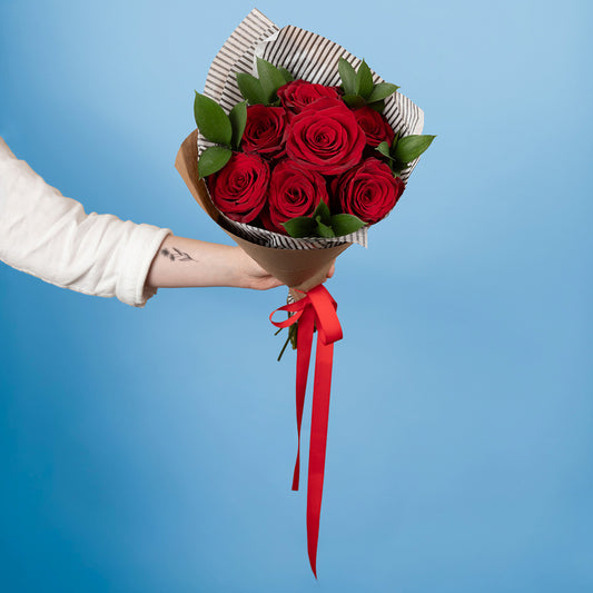 Roses - Wrapped Bouquet