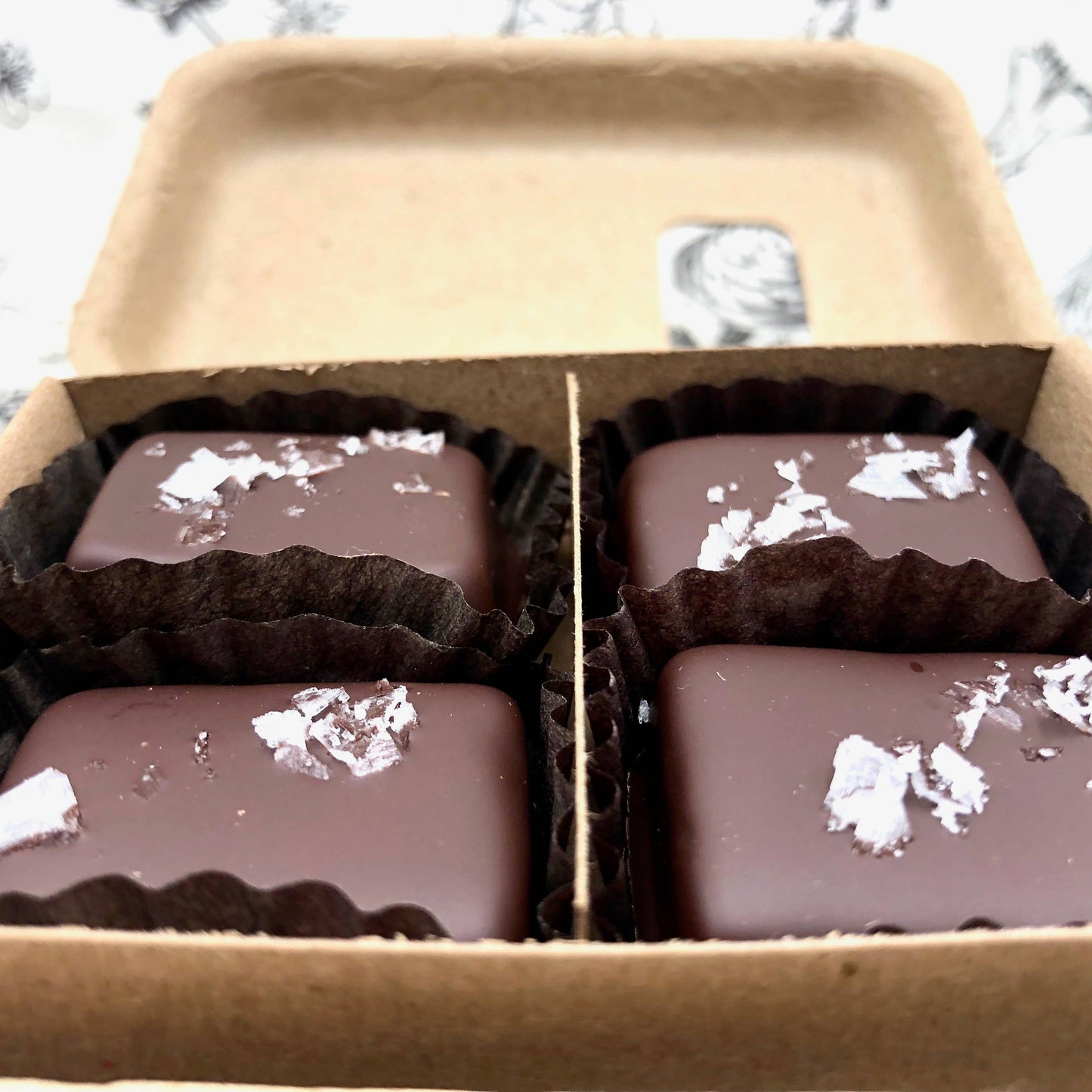 Chocolate 4 Piece Dark Salted Caramels